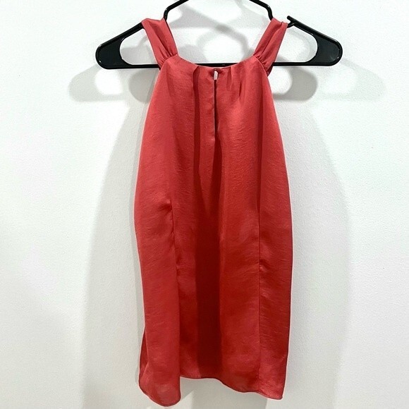 Violet and Claire rose halter blouse size large - Picture 4 of 7